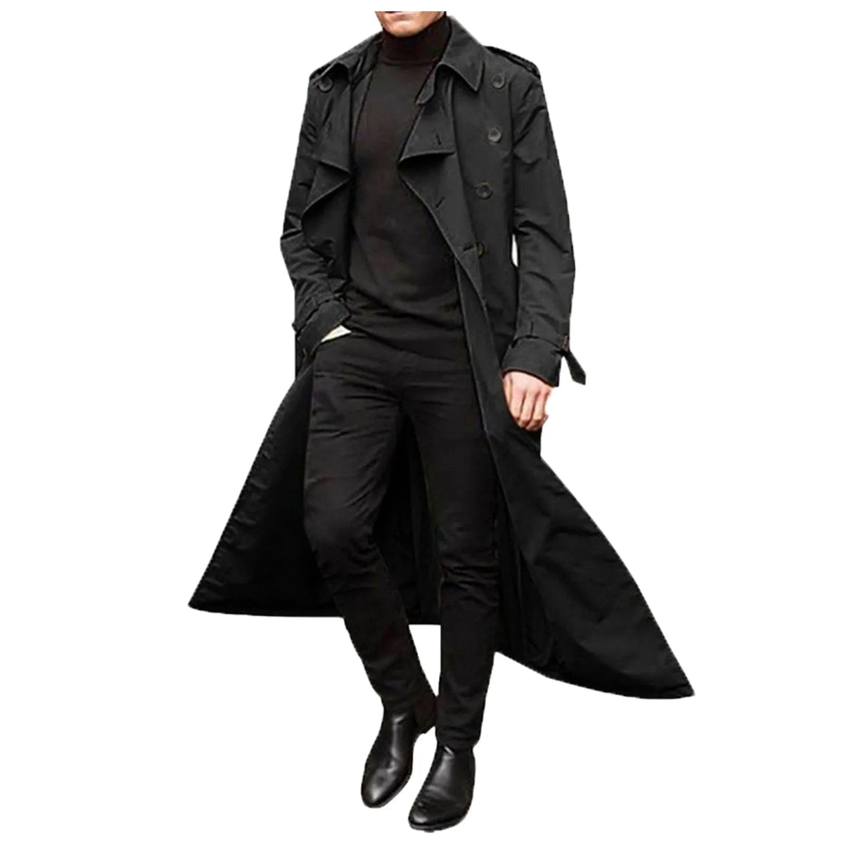 Gabardina casual y moderna para hombre