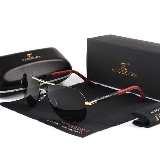 Gafas de sol polarizadas de aluminio vintage para hombres