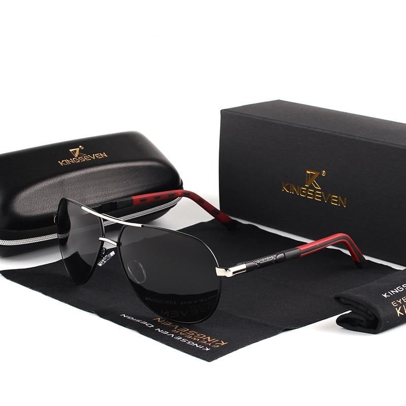 Gafas de sol polarizadas de aluminio vintage para hombres