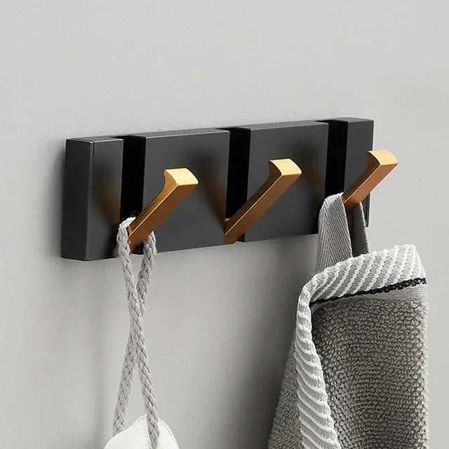 Gancho de pared plegable de lujo con elegancia minimalista