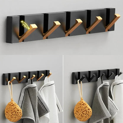 Gancho de pared plegable de lujo con elegancia minimalista