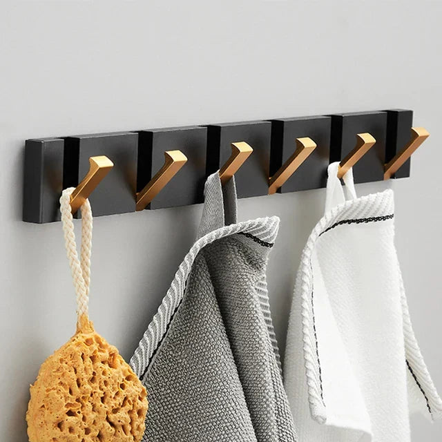 Gancho de pared plegable de lujo con elegancia minimalista