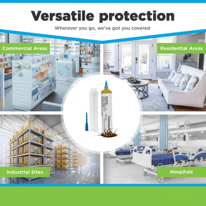 Gel para el control de cucarachas en interiores y exteriores