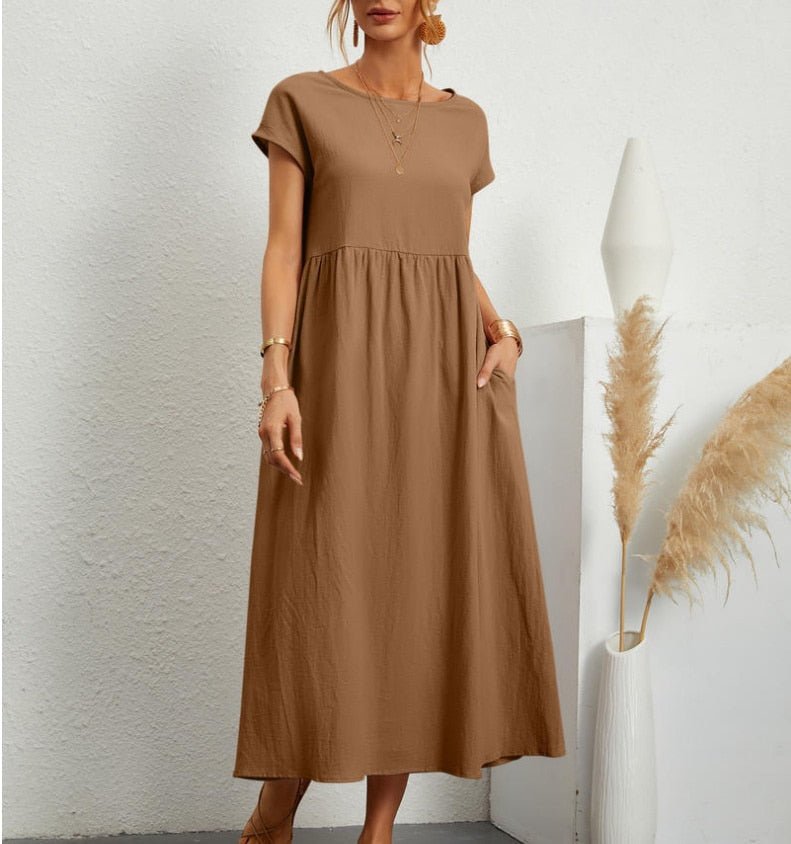 Ginovu - Vestido de Verano Elegante