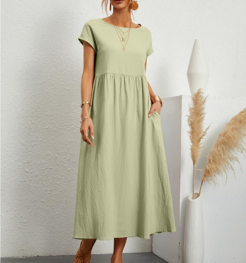Ginovu - Vestido de Verano Elegante