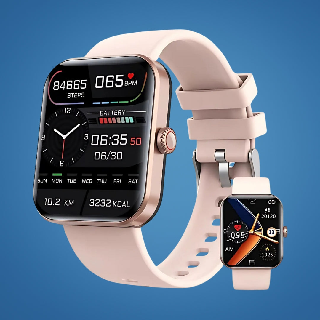 Glucowatch | Reloj Inteligente de Glucosa en Sangre No Invasivo – Monitoreo en Tiempo Real, Seguimiento de Tendencias y Alertas Personalizadas VierraSol