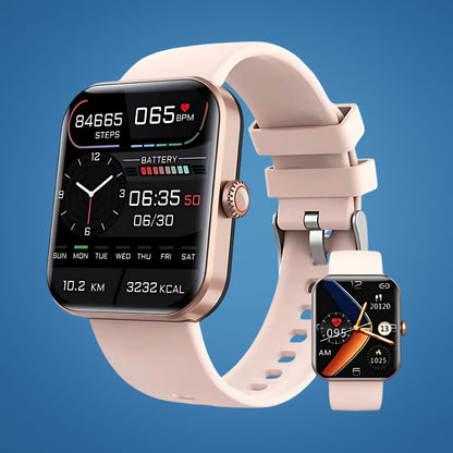 Glucowatch | Reloj Inteligente de Glucosa en Sangre No Invasivo – Monitoreo en Tiempo Real, Seguimiento de Tendencias y Alertas Personalizadas VierraSol