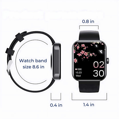 Glucowatch | Reloj Inteligente de Glucosa en Sangre No Invasivo – Monitoreo en Tiempo Real, Seguimiento de Tendencias y Alertas Personalizadas VierraSol
