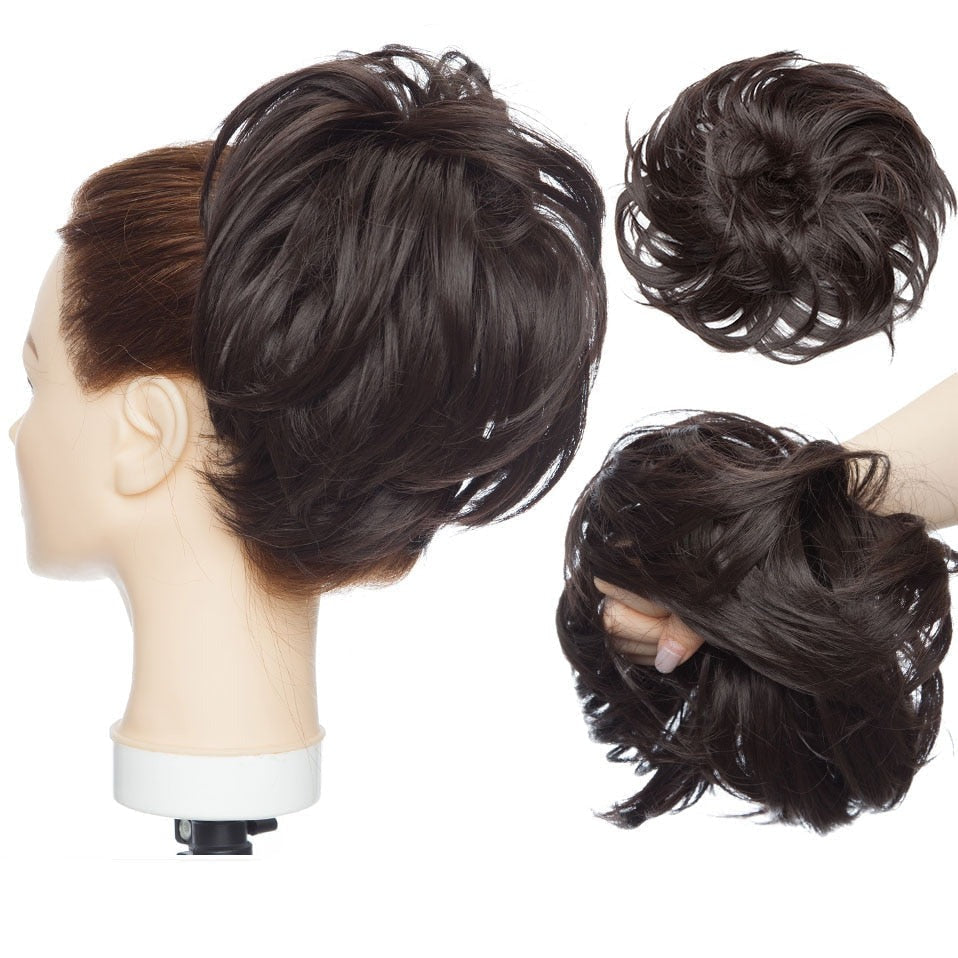 Gomita para Cabello en Moño Desordenado