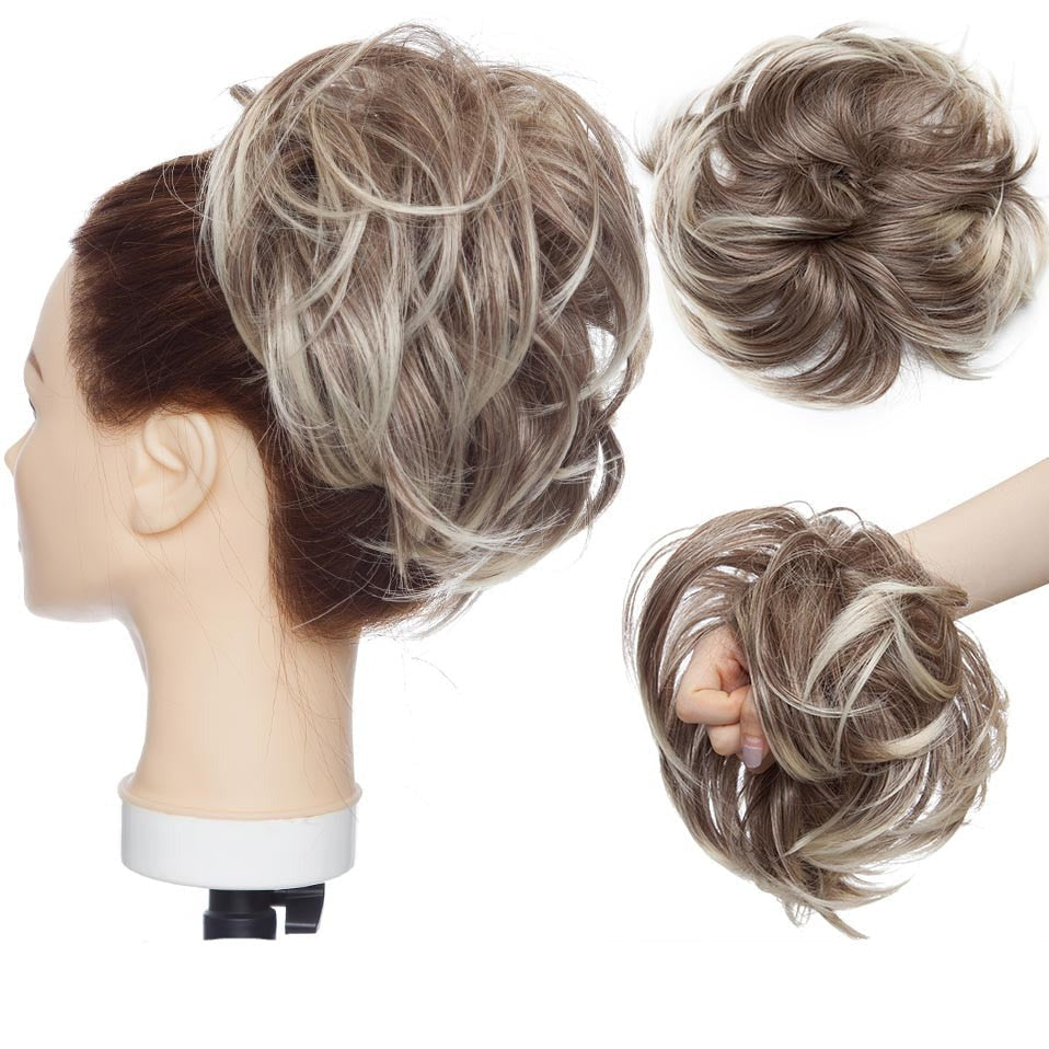 Gomita para Cabello en Moño Desordenado
