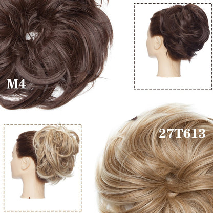 Gomita para Cabello en Moño Desordenado