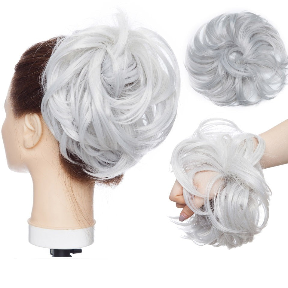 Gomita para Cabello en Moño Desordenado