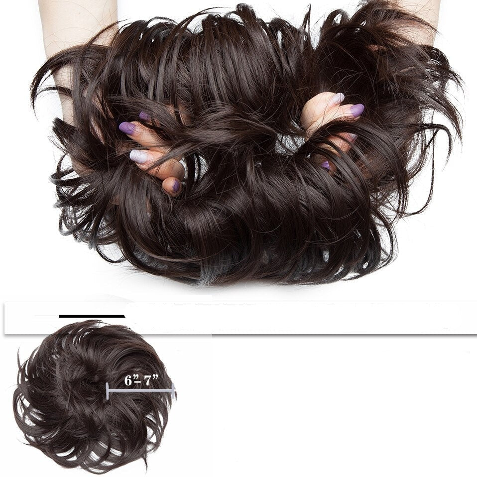 Gomita para Cabello en Moño Desordenado