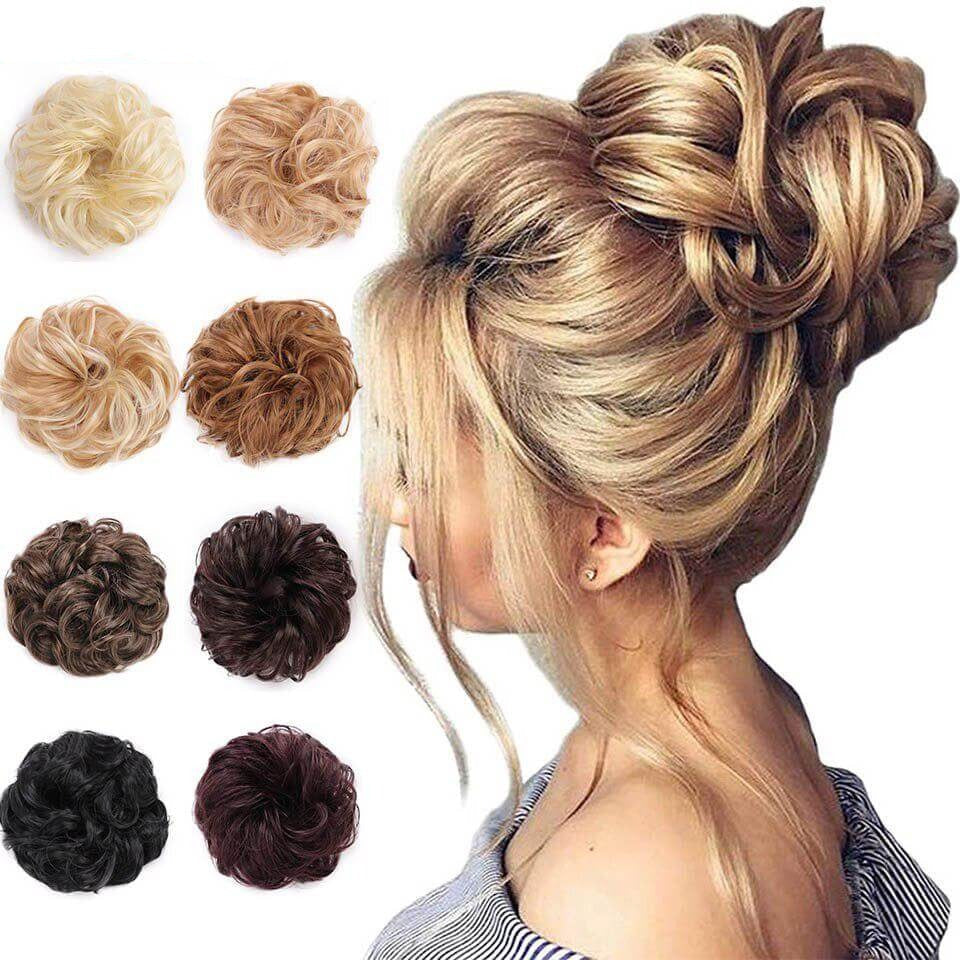 Gomita para Cabello en Moño Desordenado