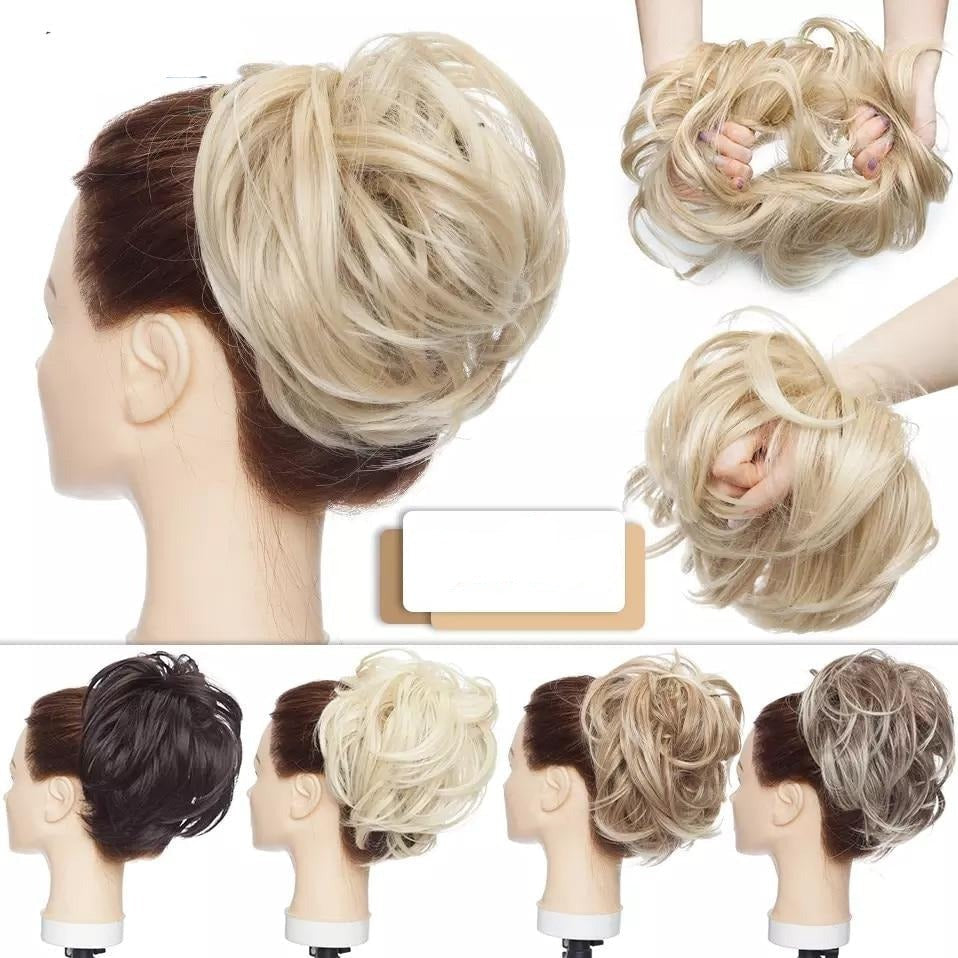 Gomita para Cabello en Moño Desordenado