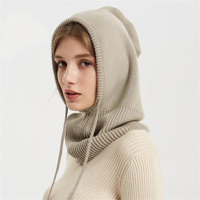 Gorro de Cachemira Suave Tejido para Invierno y Climas Fríos