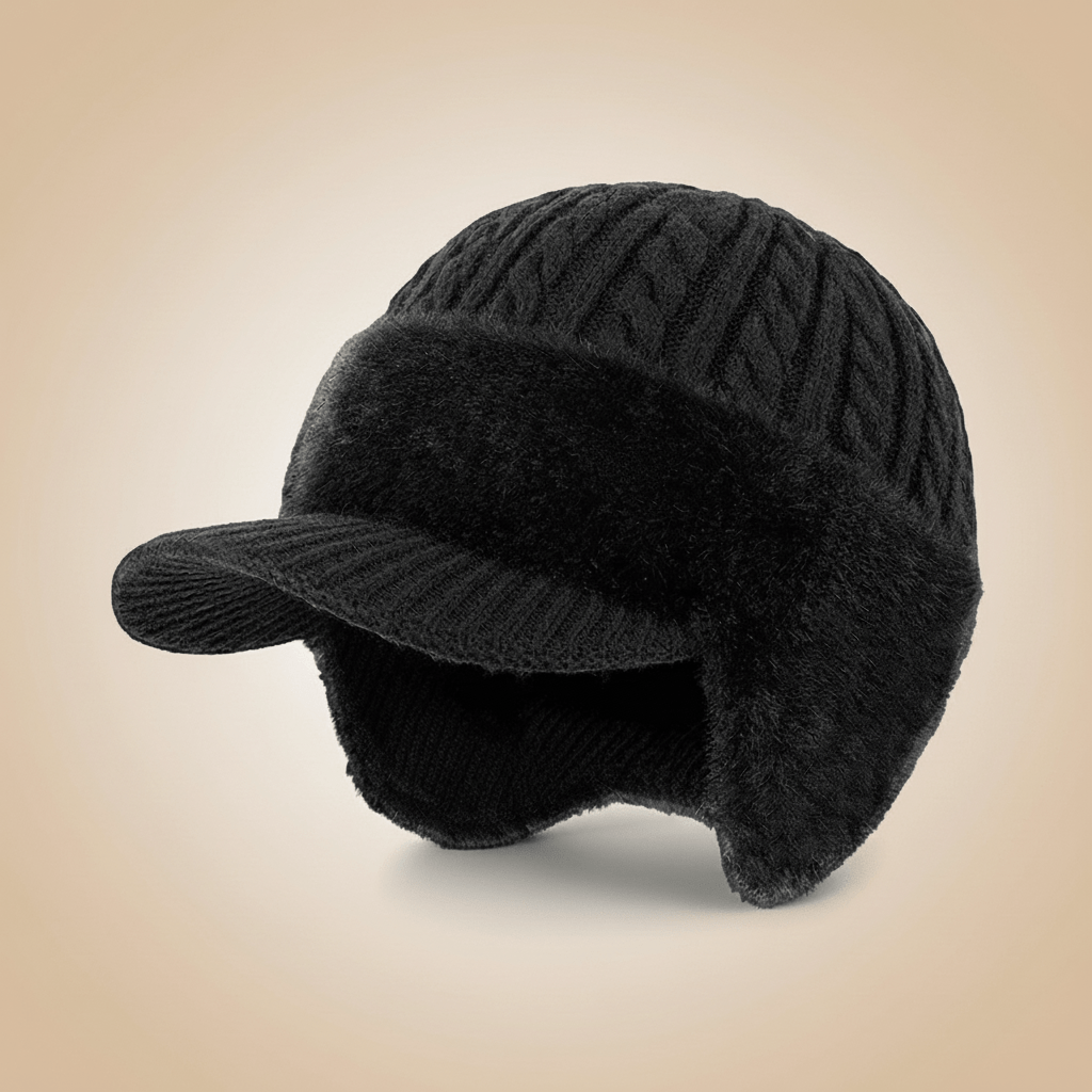 Gorro de invierno extremadamente cálido con orejeras integradas