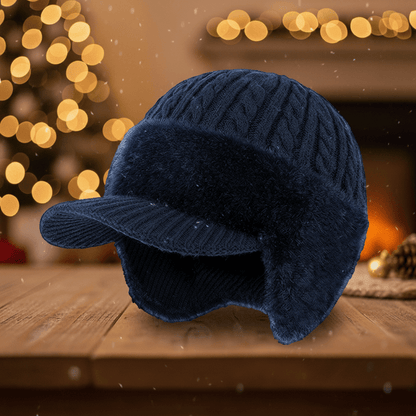 Gorro de invierno extremadamente cálido con orejeras integradas