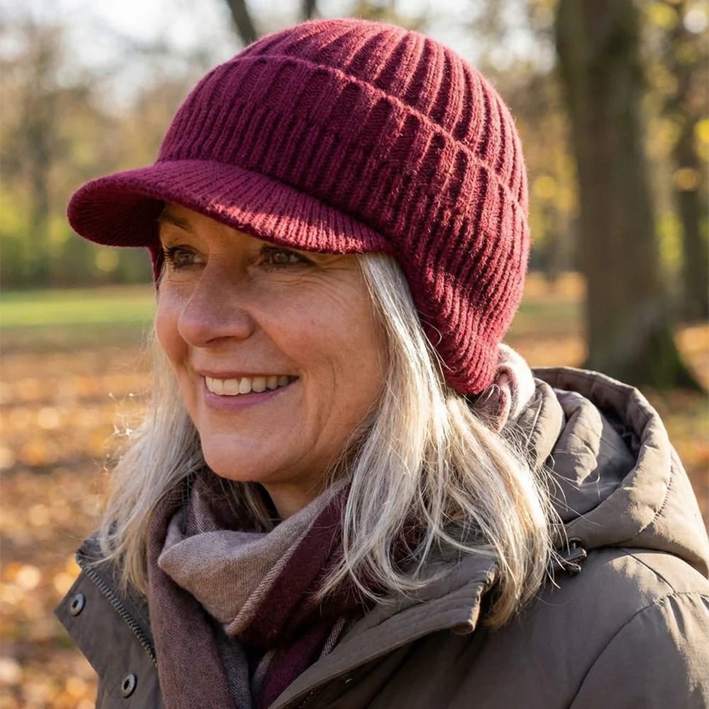 Gorro de invierno nórdico unisex con forro suave y ajuste cómodo
