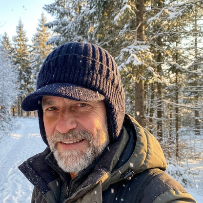 Gorro de invierno nórdico unisex con forro suave y ajuste cómodo
