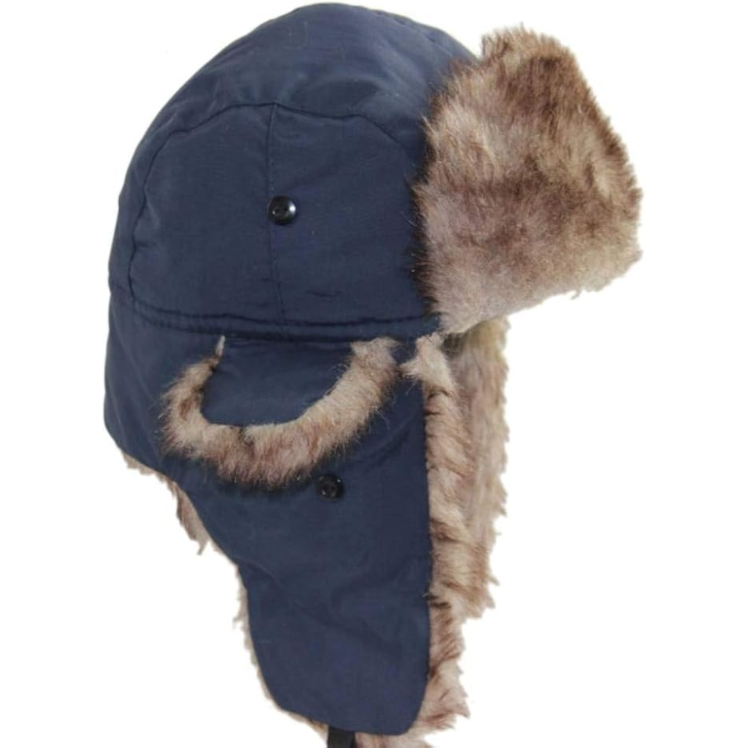 Gorro de Invierno Trapper con Forro de Piel - Sasha
