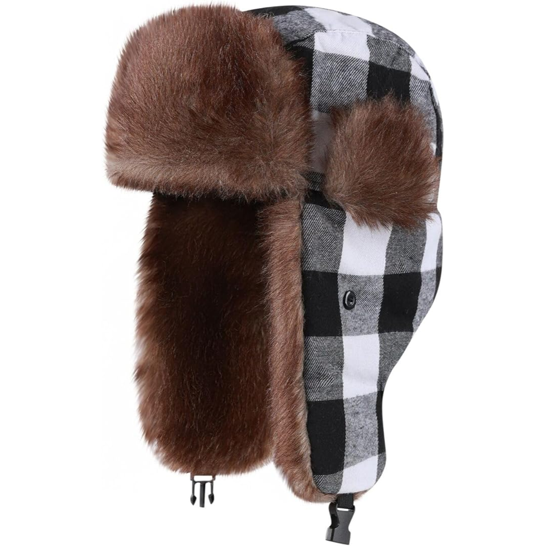 Gorro de Invierno Trapper con Forro de Piel - Sasha
