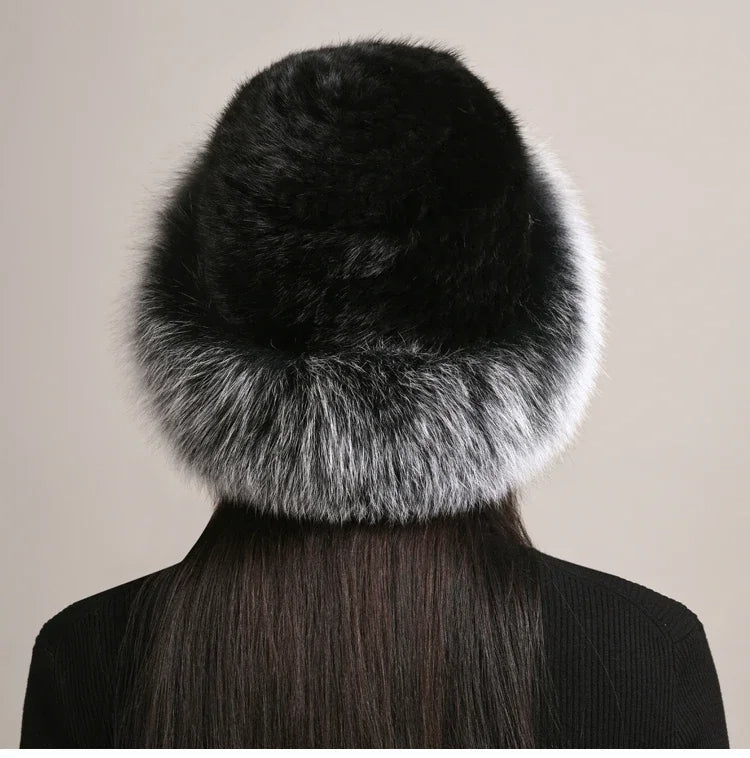 Gorro de Visón Novaine para Calidez Invernal y Estilo Atemporal