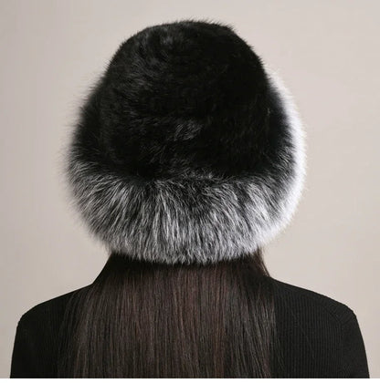 Gorro de Visón Novaine para Calidez Invernal y Estilo Atemporal