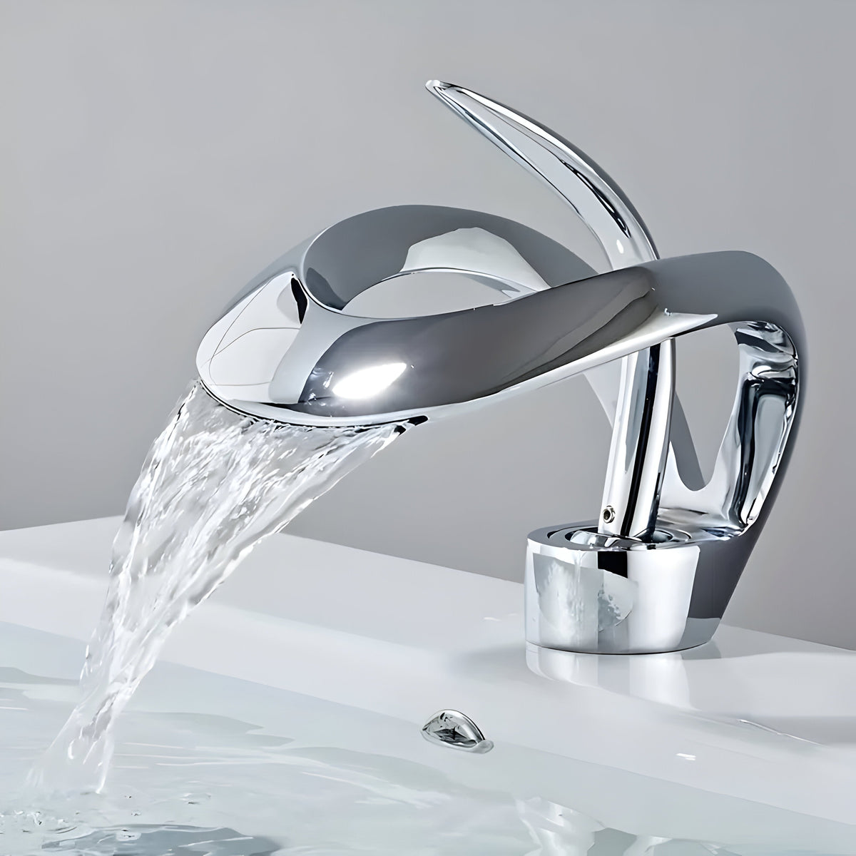 Grifo de lavabo minimalista para baño