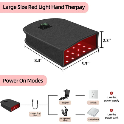 Guante de Terapia de Luz Roja Lumera para Alivio del Dolor Articular