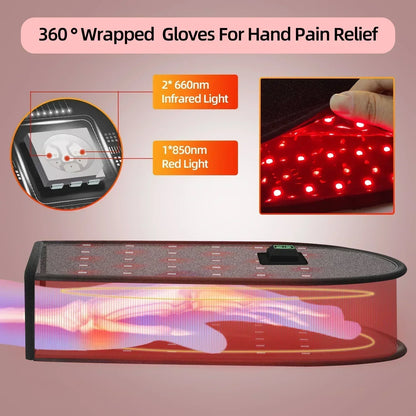 Guante de Terapia de Luz Roja Lumera para Alivio del Dolor Articular