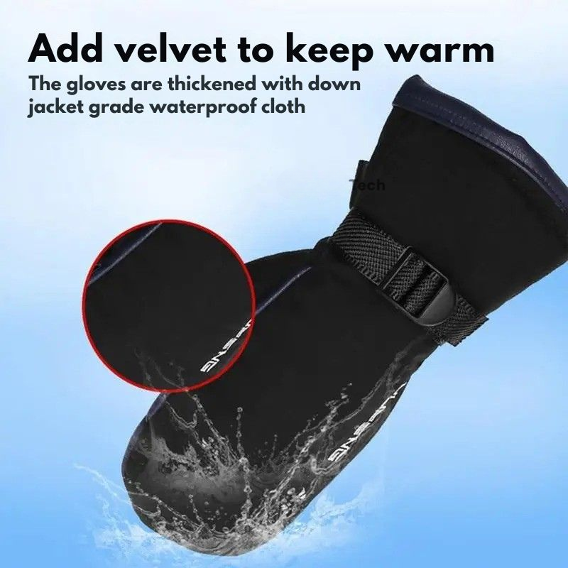 Guantes calefactables eléctricos | Doble cara, recargables por USB de 10.000 mAh | Impermeables para esquí y motocicleta