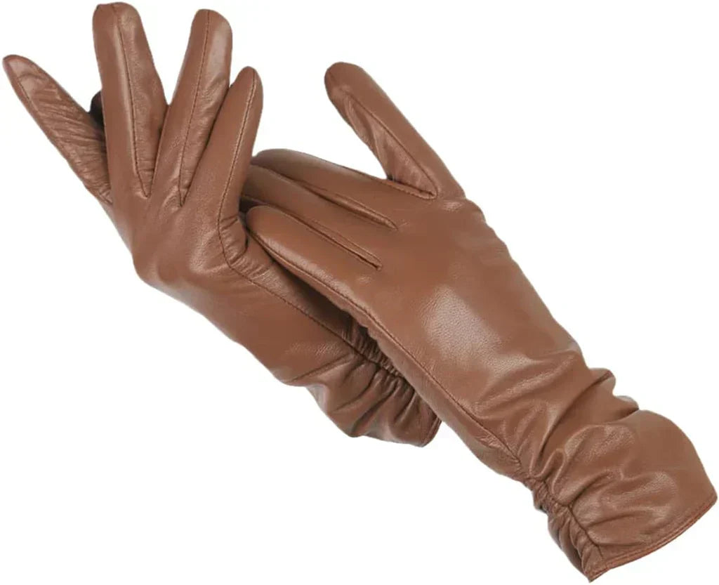 Guantes Clásicos de Cuero para Mujeres - LuxLeather