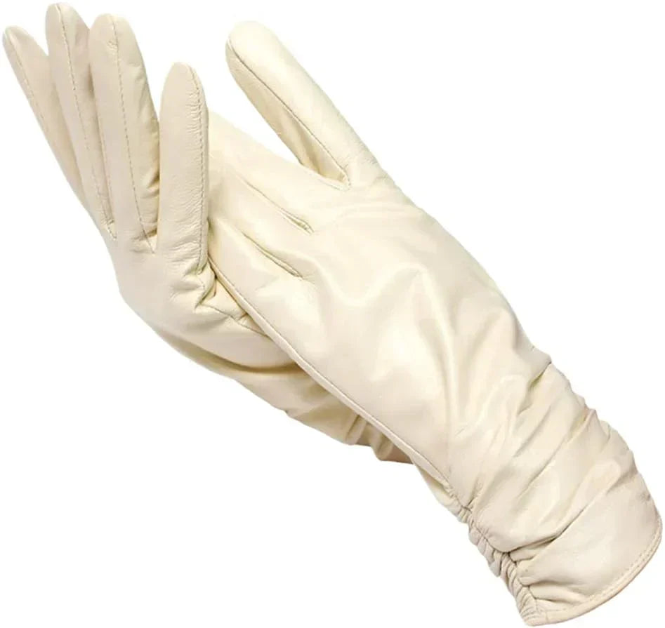 Guantes Clásicos de Cuero para Mujeres - LuxLeather