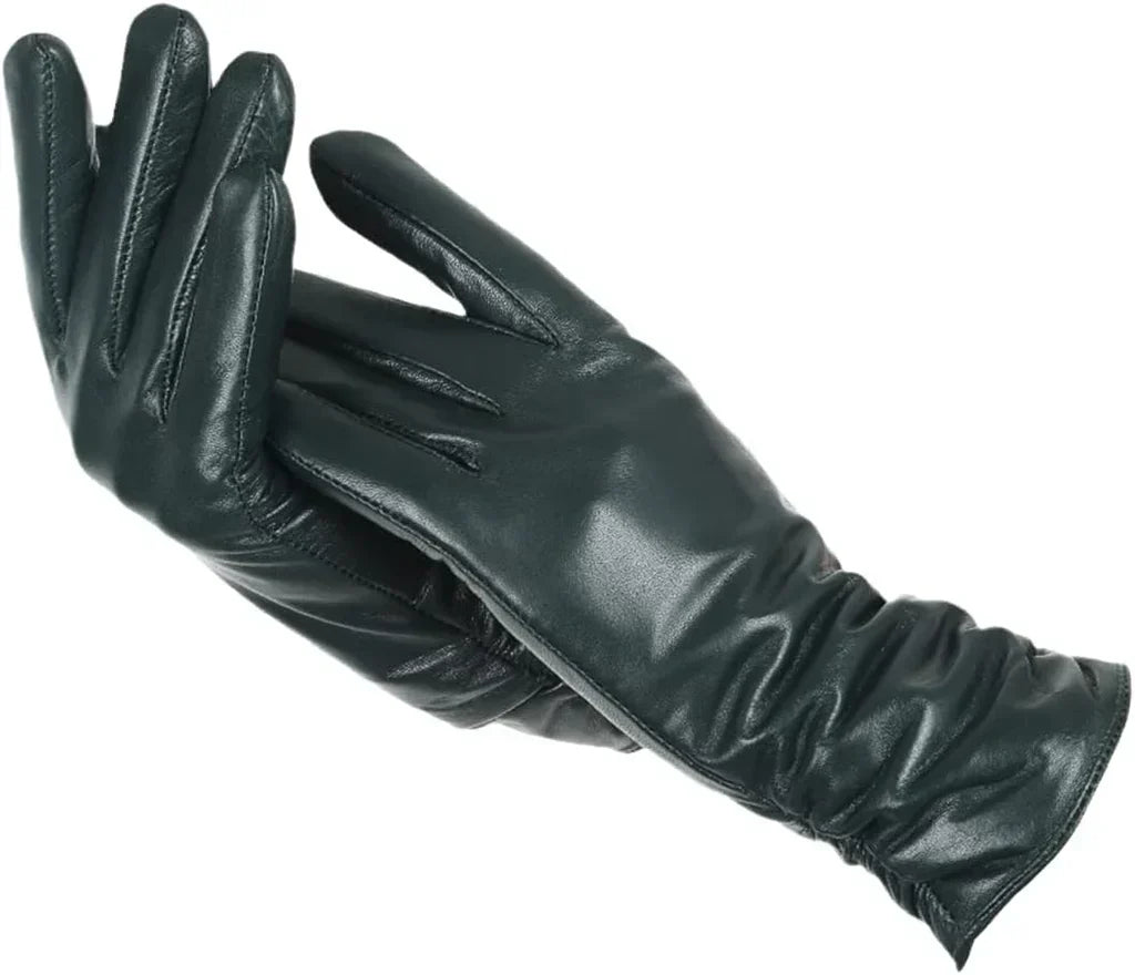 Guantes Clásicos de Cuero para Mujeres - LuxLeather
