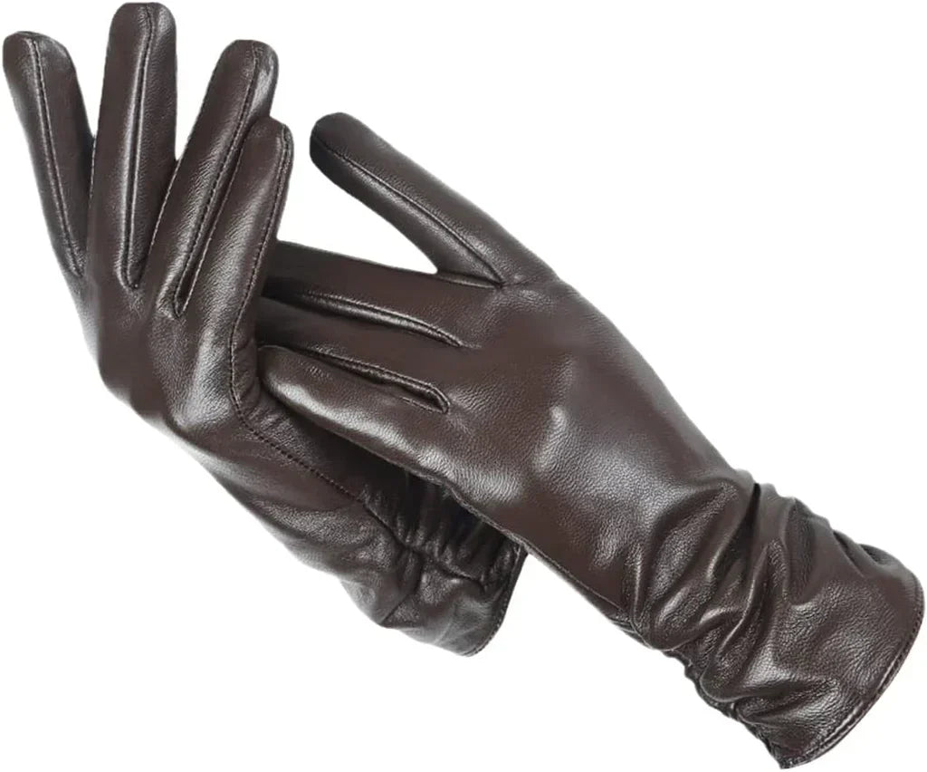 Guantes Clásicos de Cuero para Mujeres - LuxLeather
