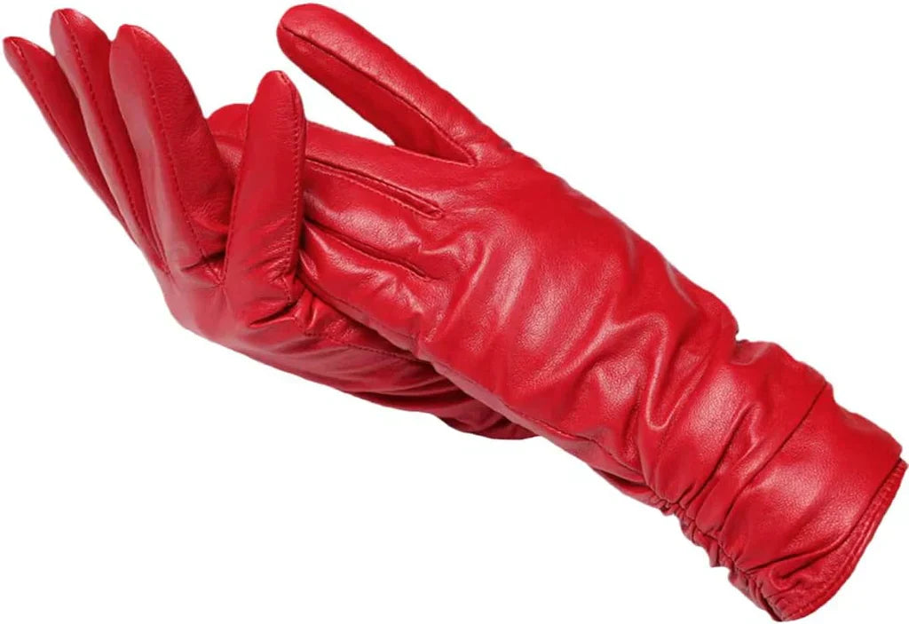 Guantes Clásicos de Cuero para Mujeres - LuxLeather