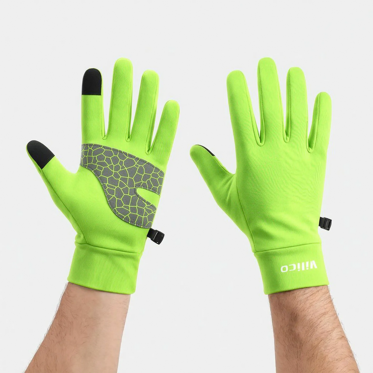 Guantes de ciclismo táctiles con dedos completos