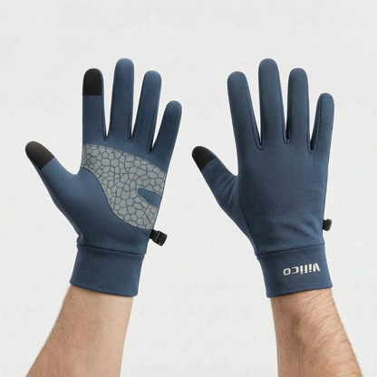 Guantes de ciclismo táctiles con dedos completos