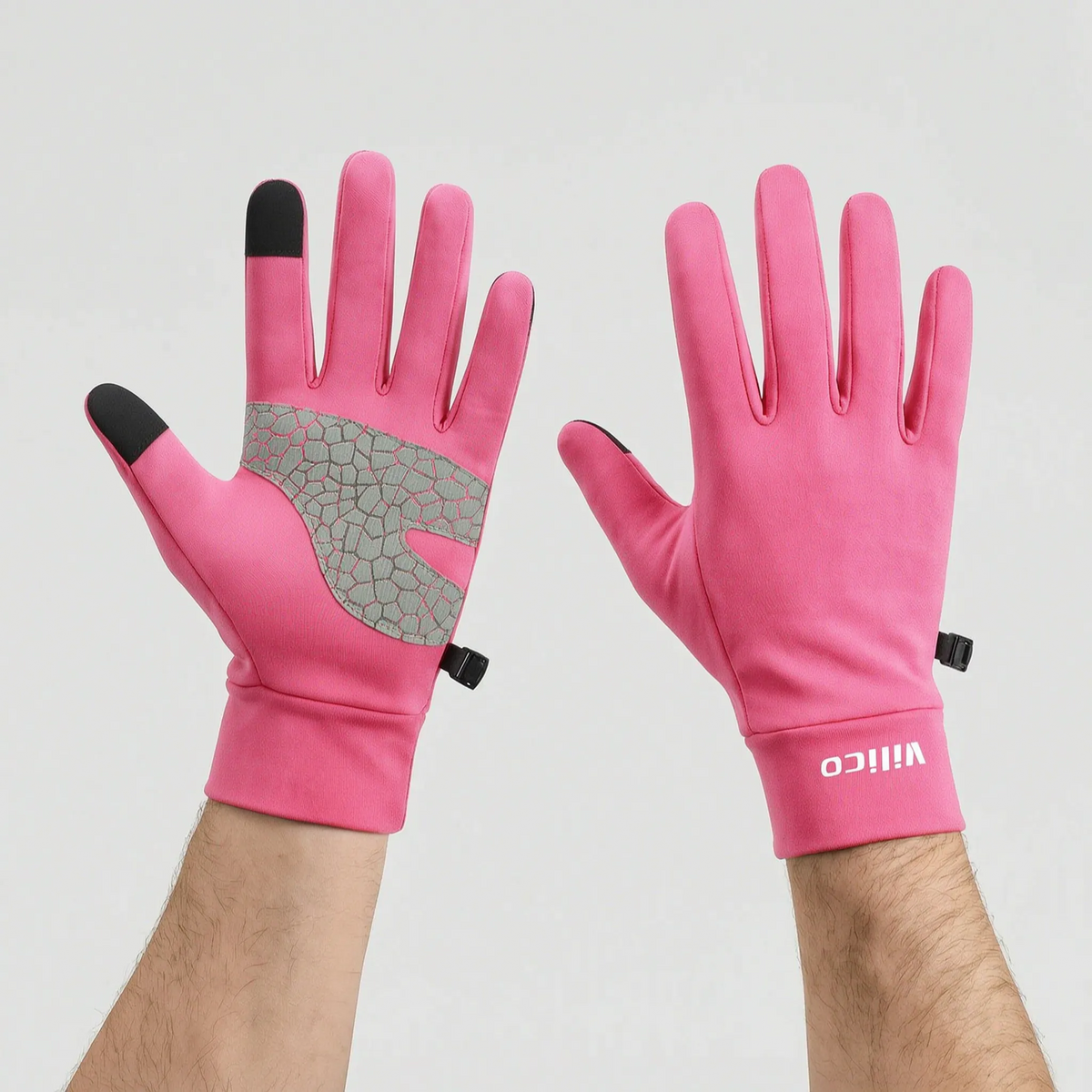 Guantes de ciclismo táctiles con dedos completos