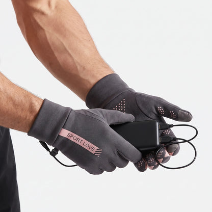 Guantes de invierno calefactables y recargables