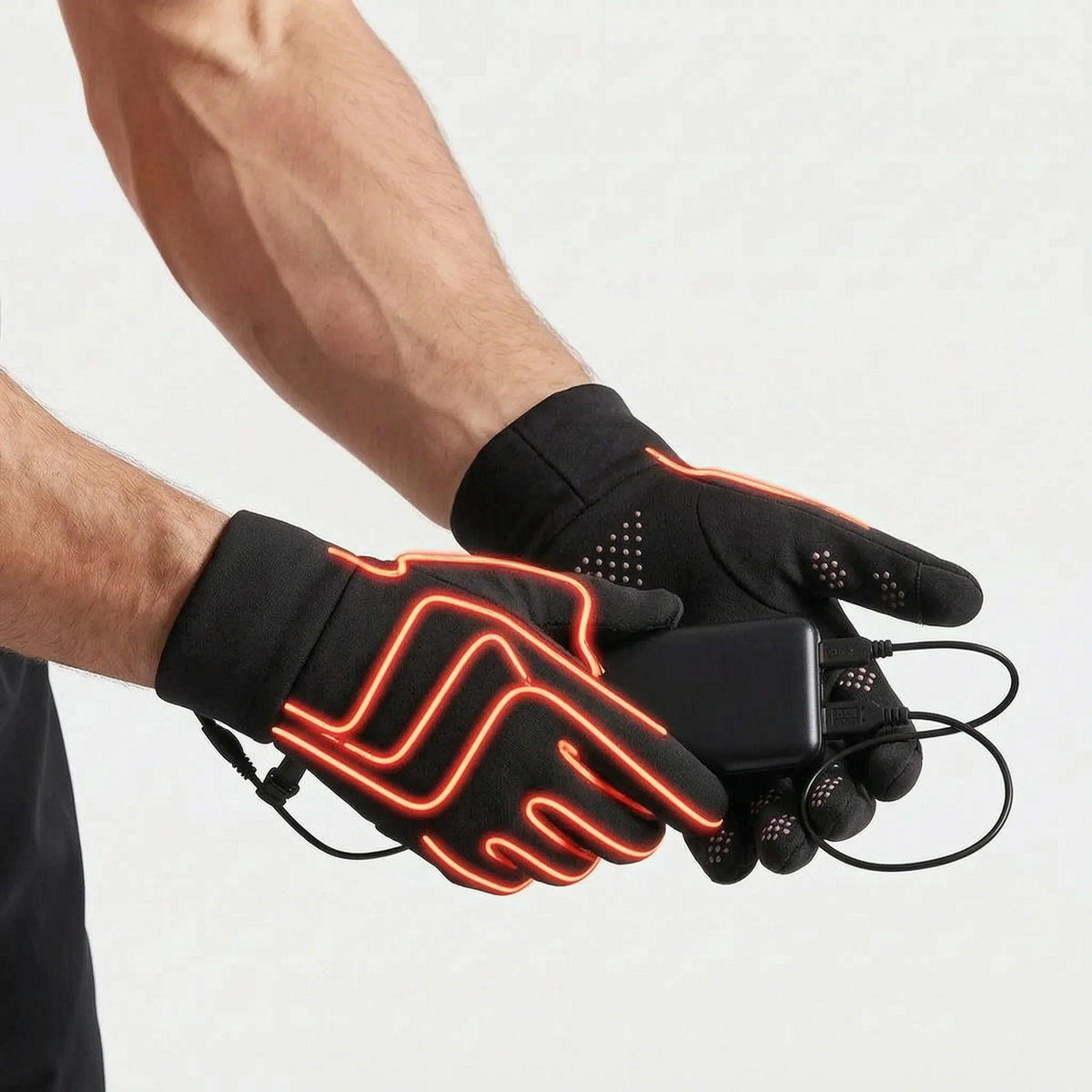 Guantes de invierno calefactables y recargables