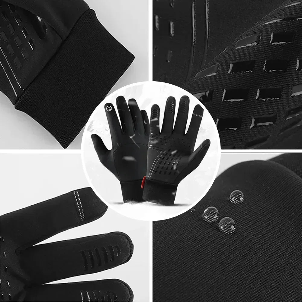 Guantes de Invierno con Pantalla Táctil - ThermaGuard