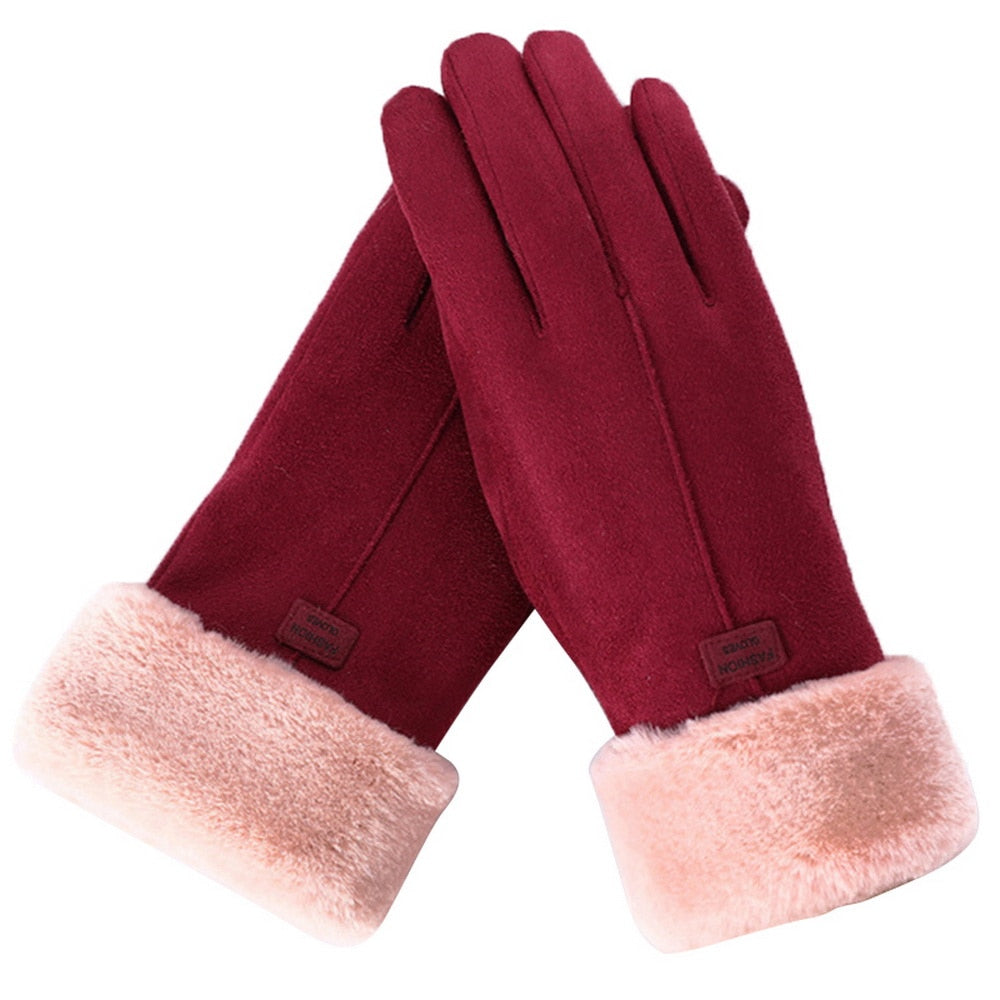 Guantes de Invierno Impermeables y Cálidos con Compatibilidad para Pantalla Táctil