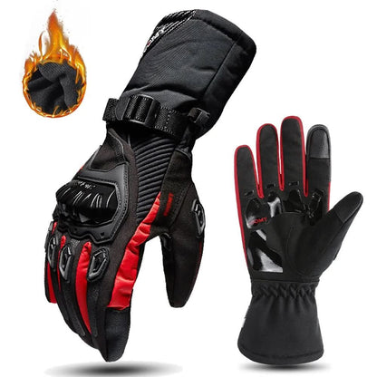 Guantes de moto impermeables y térmicos para rutas de invierno