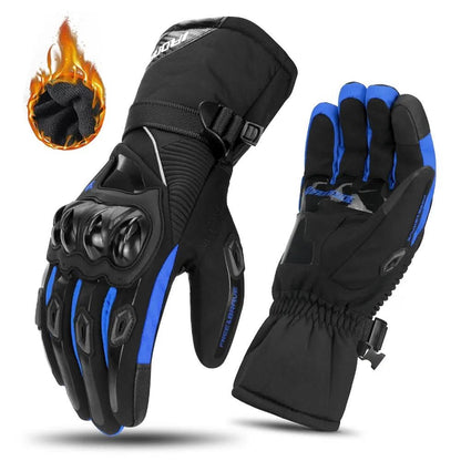Guantes de moto impermeables y térmicos para rutas de invierno