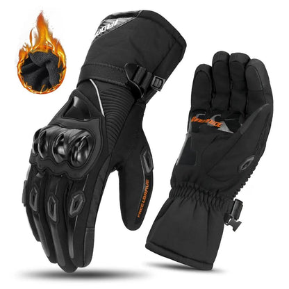 Guantes de moto impermeables y térmicos para rutas de invierno