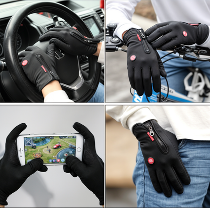 Guantes Térmicos a Prueba de Viento - Cálidos y Amigables con Dispositivos