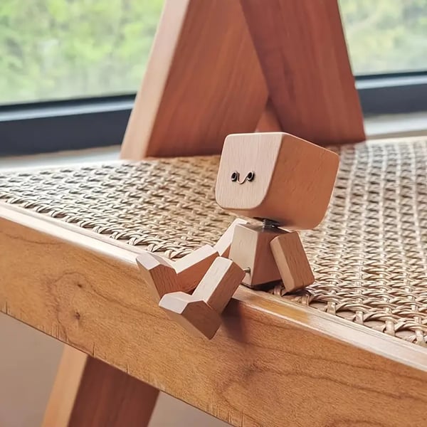 HappyTimber™ - Juego de Decoración de Madera Hecho a Mano