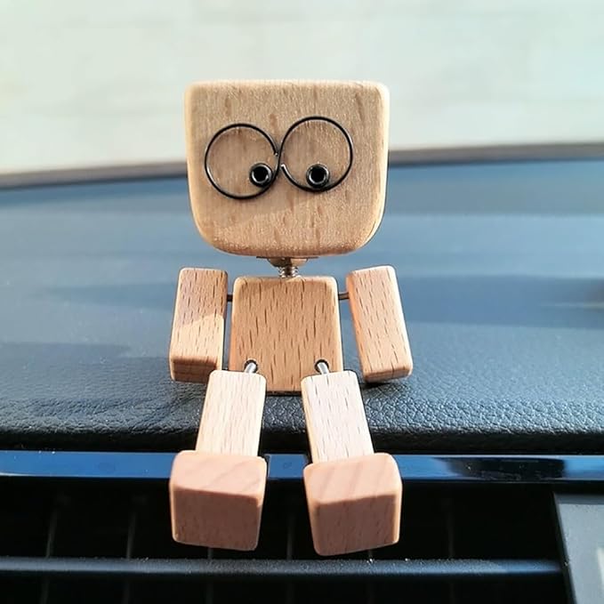 HappyTimber™ - Juego de Decoración de Madera Hecho a Mano